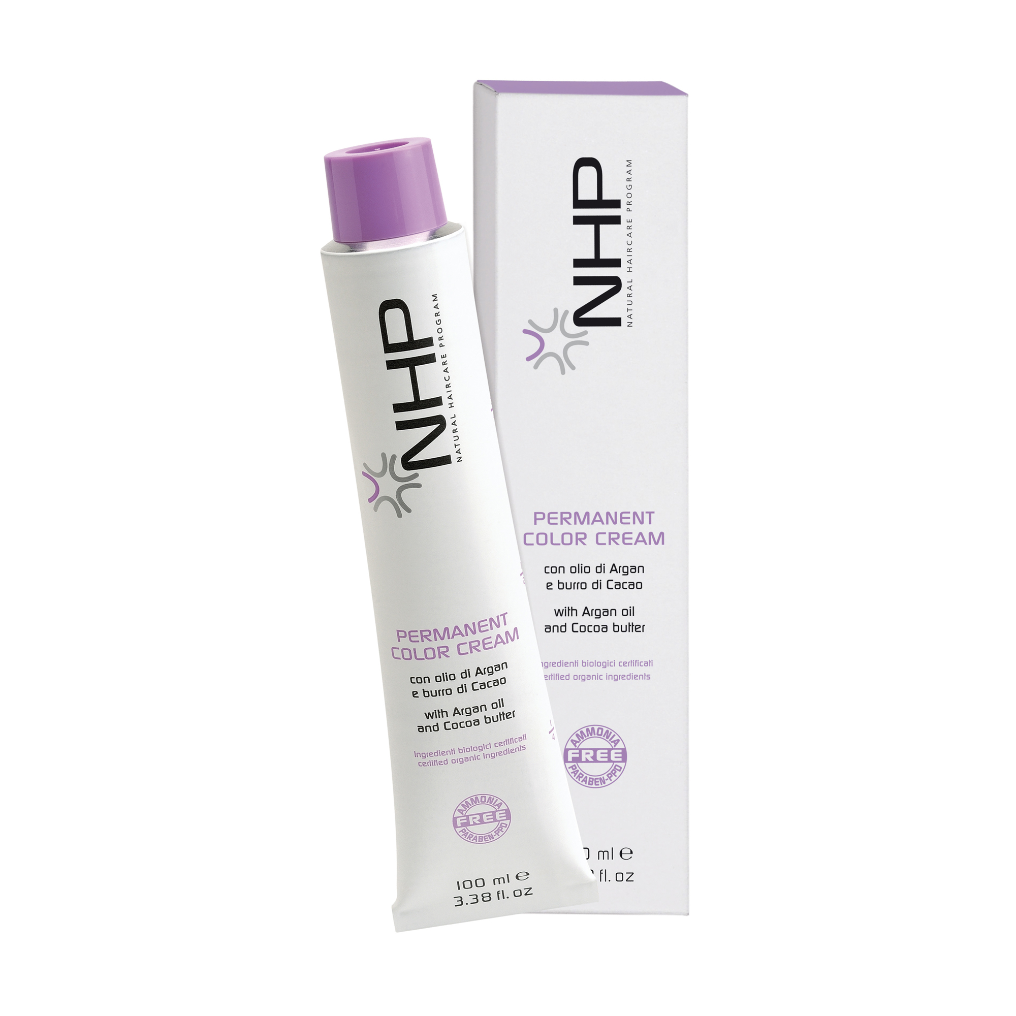Уцінка! Безаміачна крем-фарба для волосся NHP Permanent Color Cream, 7.99 Кориця, 100 мл
